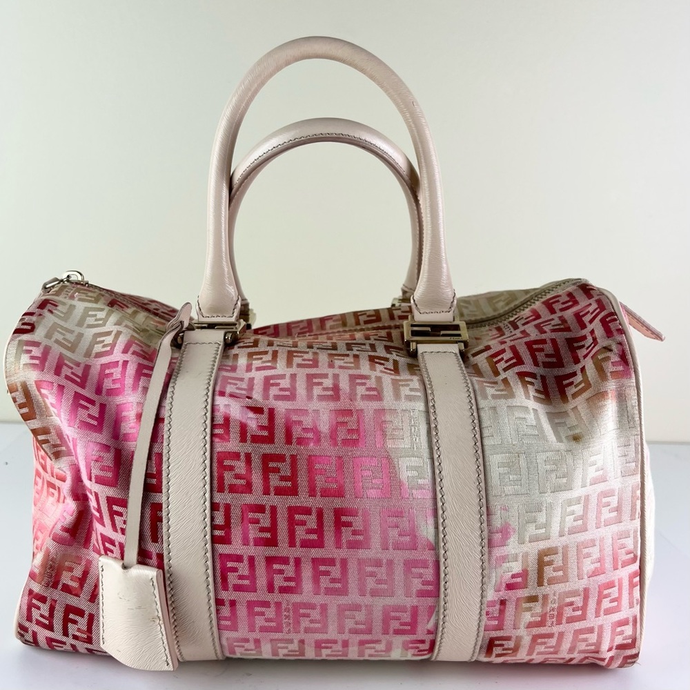 FENDI ROSE CANVAS BAG - Picture 2 of 12